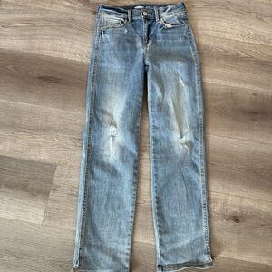 4/20$ Old Navy kids distressed denim jeans size 14